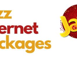 Jazz internet packages