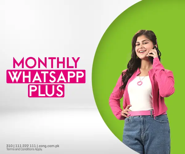 Zong WhatsApp packages provide flexibility and affordability for users with varying connectivity needs.