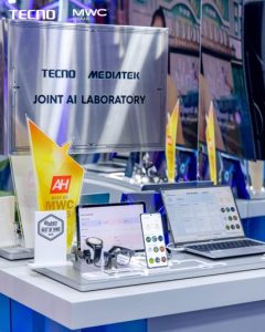 10th March 2025: TECNO has taken centre stage at MWC Barcelona 2025 with its TECNO AI Ecosystem Product Launch event, unveiling an array of cutting-edge innovations. With a strong focus on AI-driven technology, TECNO introduced the CAMON 40 Series smartphones, the MEGABOOK S14 laptop, and the TECNO AI Glasses Pro, redefining the future of AI-powered experiences.
From strategic partnerships to next-level imaging advancements, TECNO is making waves in the AI space. TECNO CMO Laury Bai and Chief Product Launch Officer Oliver Mas were joined by industry leaders from MediaTek, Google Cloud, DXOMARK, and Qualcomm to discuss the power of AI in shaping a seamless digital future.
“AI is transforming emerging markets by enhancing digital connectivity and empowering users,” said Neil Li, TECNO Head of Marketing. “TECNO’s commitment to bridging the digital divide through cutting-edge AI innovations ensures a superior and more accessible experience for consumers.”
Through its partnership with MediaTek, TECNO is advancing AI innovation through a joint AI Lab, accelerating seamless and intelligent connectivity for users worldwide.
MEGABOOK S14: The Lightest 14-inch OLED Laptop
The Snapdragon-powered MEGABOOK S14, the world’s lightest 14-inch OLED laptop at 899g, features Snapdragon® X Elite and TECNO’s edge-side AI model for enhanced multitasking with Ella AI, AI-powered PPTs, image search, smart albums, and multilingual transcription. The External Graphics Dock with an NVIDIA GPU boosts design, gaming, and content creation, while a 2.8K OLED 120Hz display, DTS:X Ultra speakers, and Wi-Fi 6E ensure a premium experience.
MediaTek’s James Chen highlighted TECNO’s joint AI Lab. TECNO also unveiled the MEGABOOK T14 Air (a 999g Ultrabook) and MEGABOOK K15S, featuring AI-driven productivity, long battery life, and a sleek design, powered by TECNO AI, AI Album, and AI Voice Assistant for seamless computing on the go.  TECNO AI Glasses Series: The Future of Smart Eyewear
Bringing innovation directly to users, TECNO’s AI Glasses Pro and AI Glasses redefine wearable technology. With a 50MP high-definition camera, AI-powered object recognition, and real-time translation for over 100 languages, these smart glasses offer seamless AR experiences. Featuring MicroLED display technology, an ultra-lightweight design, and up to 11 hours of battery life, TECNO’s latest eyewear blends fashion with futuristic functionality.
With Wi-Fi 6 and Bluetooth 5.4, users can enjoy crystal-clear audio, smart navigation, and instant AI-powered information retrieval. The TECNO AI Glasses Pro further enhances usability with an AR display offering real-time navigation, translation, and smart prompts.  TECNO x AI: Powering the Future
TECNO’s collaboration with Qualcomm Technologies ushers in a new era of AI-powered computing. Kedar Kondap, SVP & GM of Compute and Gaming at Qualcomm, reinforced the commitment to delivering powerful, intelligent experiences, as showcased in TECNO’s latest releases.
As AI redefines mobile imaging, productivity, and wearable technology, TECNO continues to innovate without limits. With AI-powered smartphones, ultra-light laptops, and advanced smart glasses, the brand is creating a future where cutting-edge technology is more accessible than ever.
