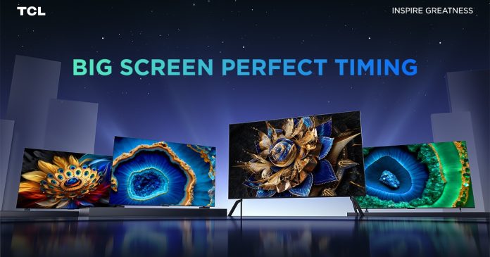 Make this Eid special with TCL’s XL Collection. The 115” X955 Max leads the way, offering breathtaking visuals, immersive sound Make this Eid special with TCL’s XL Collection. The 115” X955 Max leads the way, offering breathtaking visuals, immersive sound