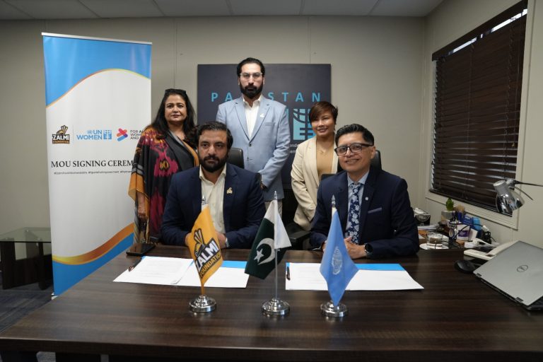 UN Women and Zalmi Foundation Sign MoU to Promote Women’s Empowerment through Sports and Skills Development