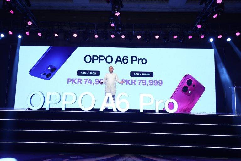 OPPO A6 PRO LAUNCHES IN PAKISTAN WITH LARGEST 7000mAh BATTERY AND PRO SMOOTH PERFORMANCE*