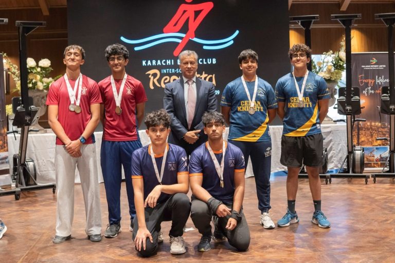 DIB Pakistan Celebrates Indoor Racing at 18th International Inter School Rowing Regatta