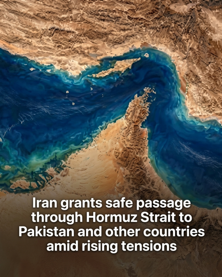 Iran grants safe passage through Hormuz Strait to Pakistan and other countries amid rising tensions