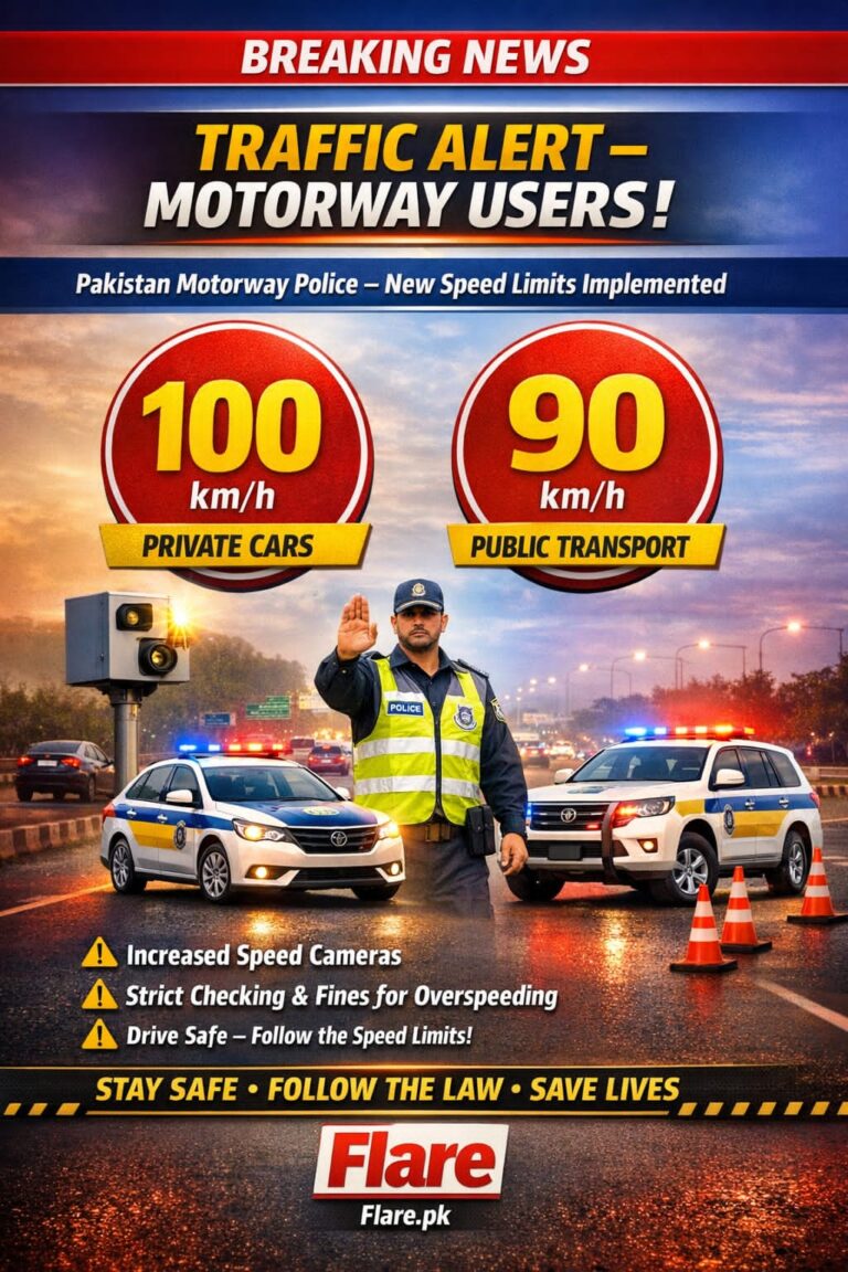 Motorway Speed Limit Reduced in Pakistan – What It Means for Drivers