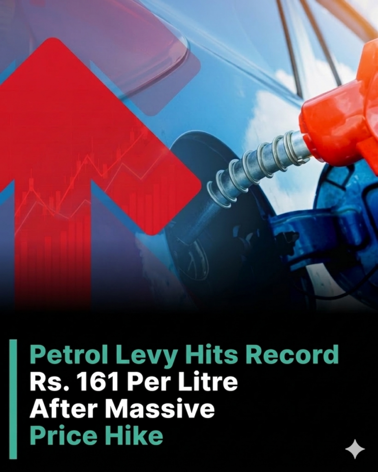 Petrol Levy Hits Record Rs. 161 Per Litre After Massive Price Hike