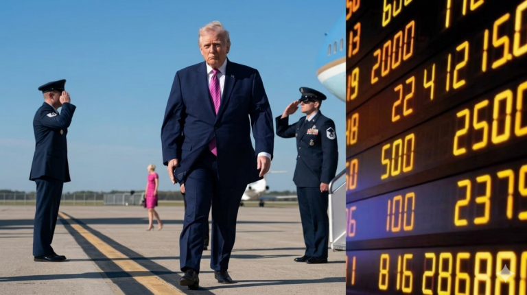 PSX SURGES 4,800 POINTS ON REPORTS OF TRUMP’S PAKISTAN VISIT FOR WAR TALKS