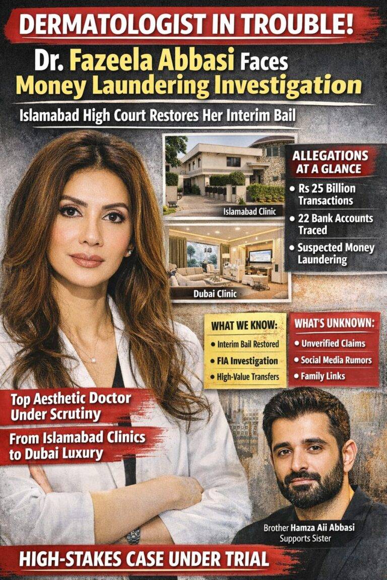 Dr. Fazeela Abbasi Under Investigation; IHC Restores Interim Bail