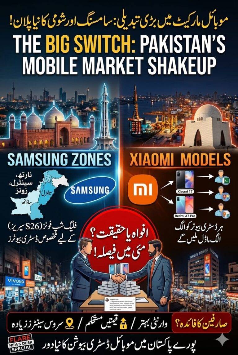 Major Shift in Pakistan’s Smartphone Market: Samsung and Xiaomi Revamp Distribution Strategies