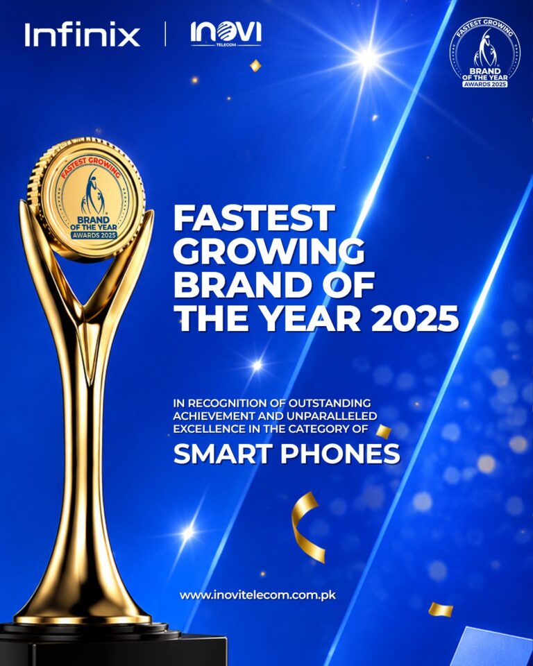 Infinix & Inovi Telecom Honored as Fastest Growing Smartphone Brand of the Year 2025