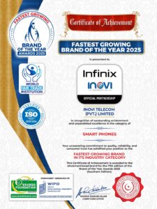 Infinix & Inovi Telecom Honored as Fastest Growing Smartphone Brand of the Year 2025