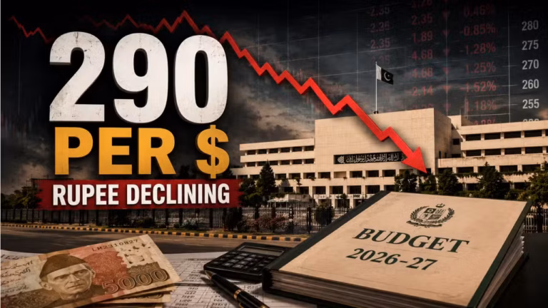 Govt Sets Dollar Rate at Rs. 290 for Budget