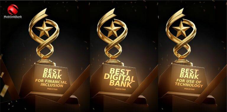 Mobilink Bank Named Pakistan’s Best Digital Bank, Secures Three FinanceAsia Awards
