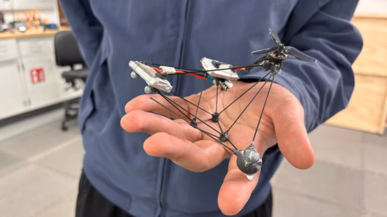 New Drone Becomes Hard to See While Flying