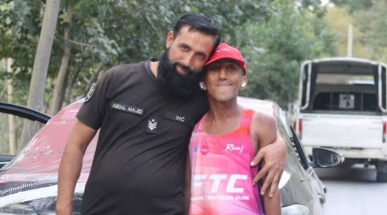 Faizan Completes 22-Day Lahore-Skardu Run, Raises Awareness About Drug Abuse