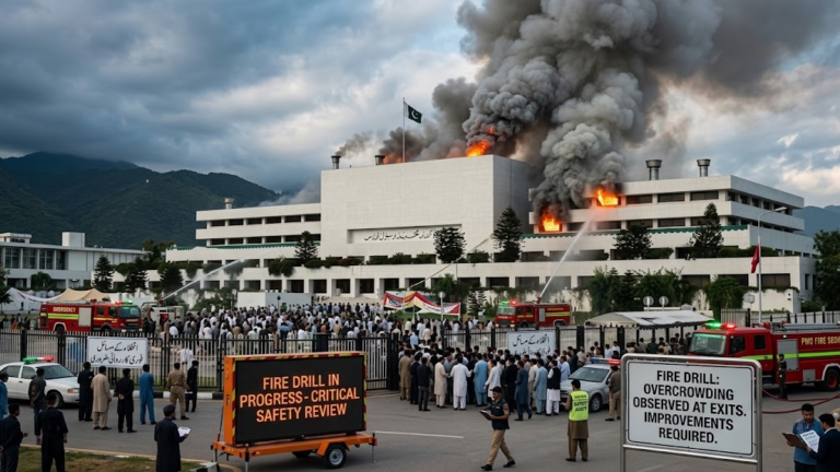 Fire Drill at Prime Minister’s Office Highlights Safety Issues