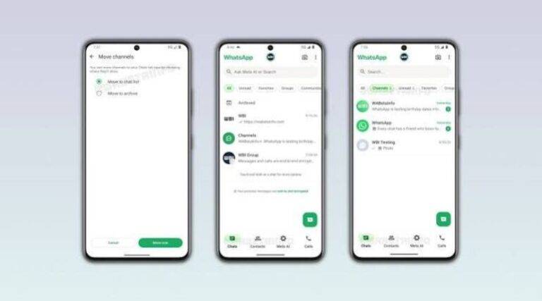 WhatsApp May Move Channels to Chats Tab, Replace Updates With Contacts