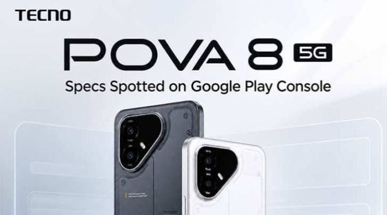 Tecno Pova 8 Price in Pakistan, Specifications, Features and Expected Launch Date