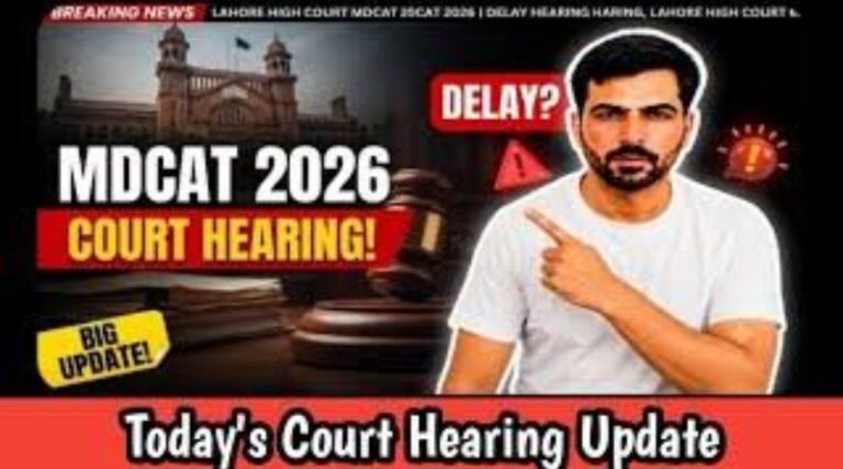 Lahore High Court Issues Major Ruling in MDCAT 2026 Case