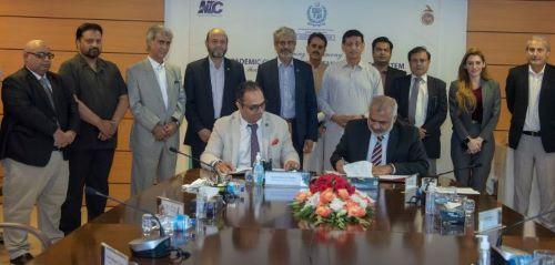 Signing Ceremony between National Telecommunication Corporation (NTC), Khazana Enterprise and Computer Research Private Limited for Academic ERP (eDU SMARTZ)