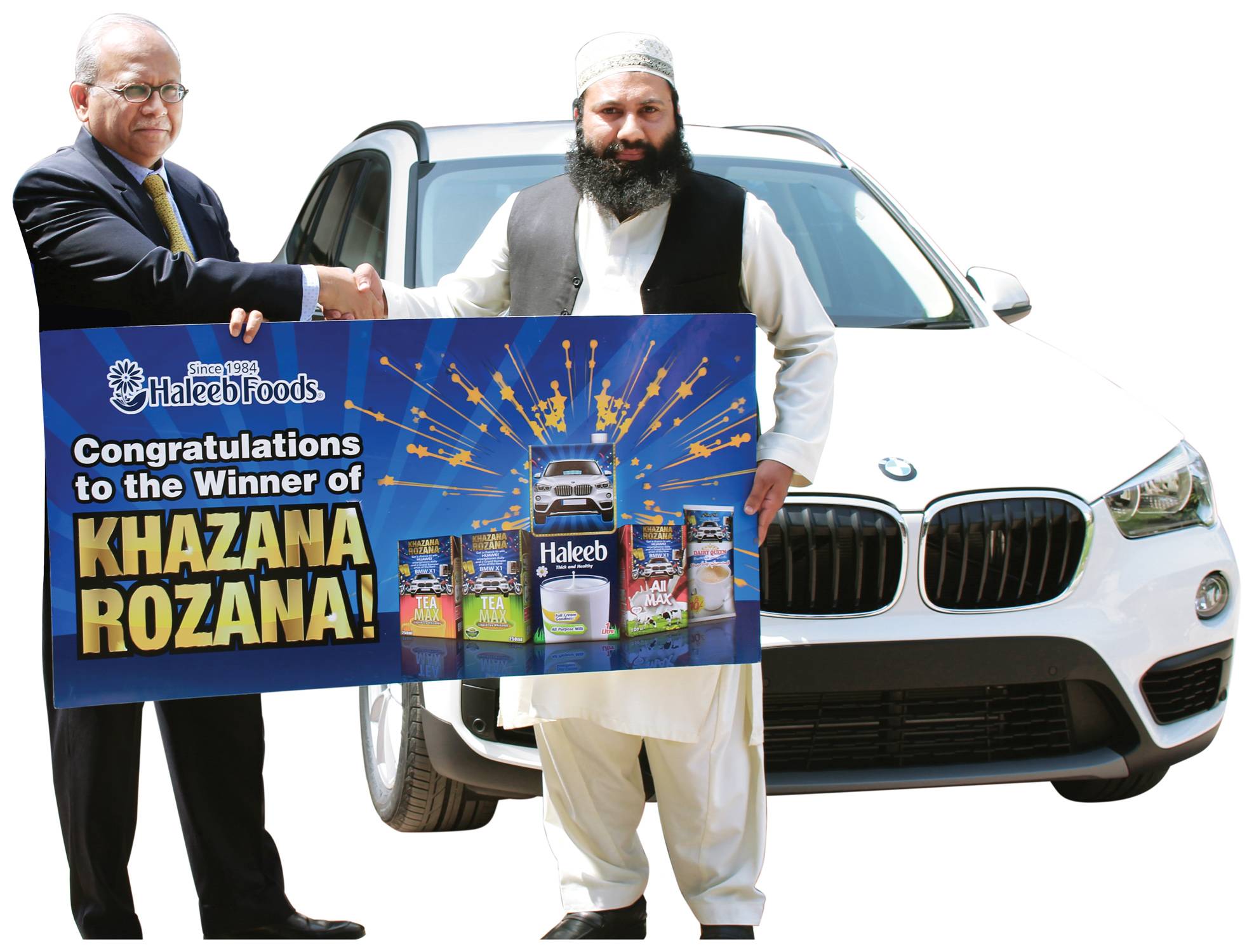 Haleeb announces BMW X1 Grand prize winner of Khazana Rozana