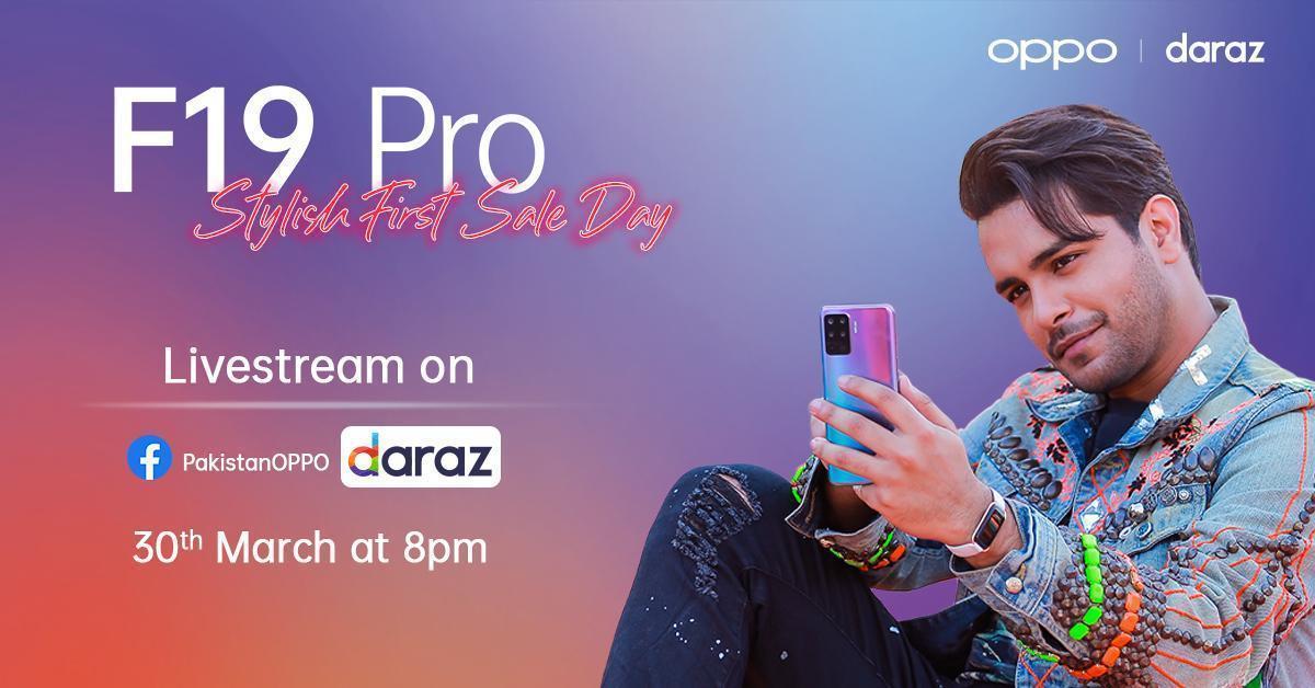 OPPO’s F19 Pro Live Stream First Sale on Daraz is All Set Featuring Asim Azhar to Have Fun With Every Shoot