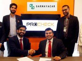 Sarmayacar backs ProCheck through $250,000 in Seed Financing