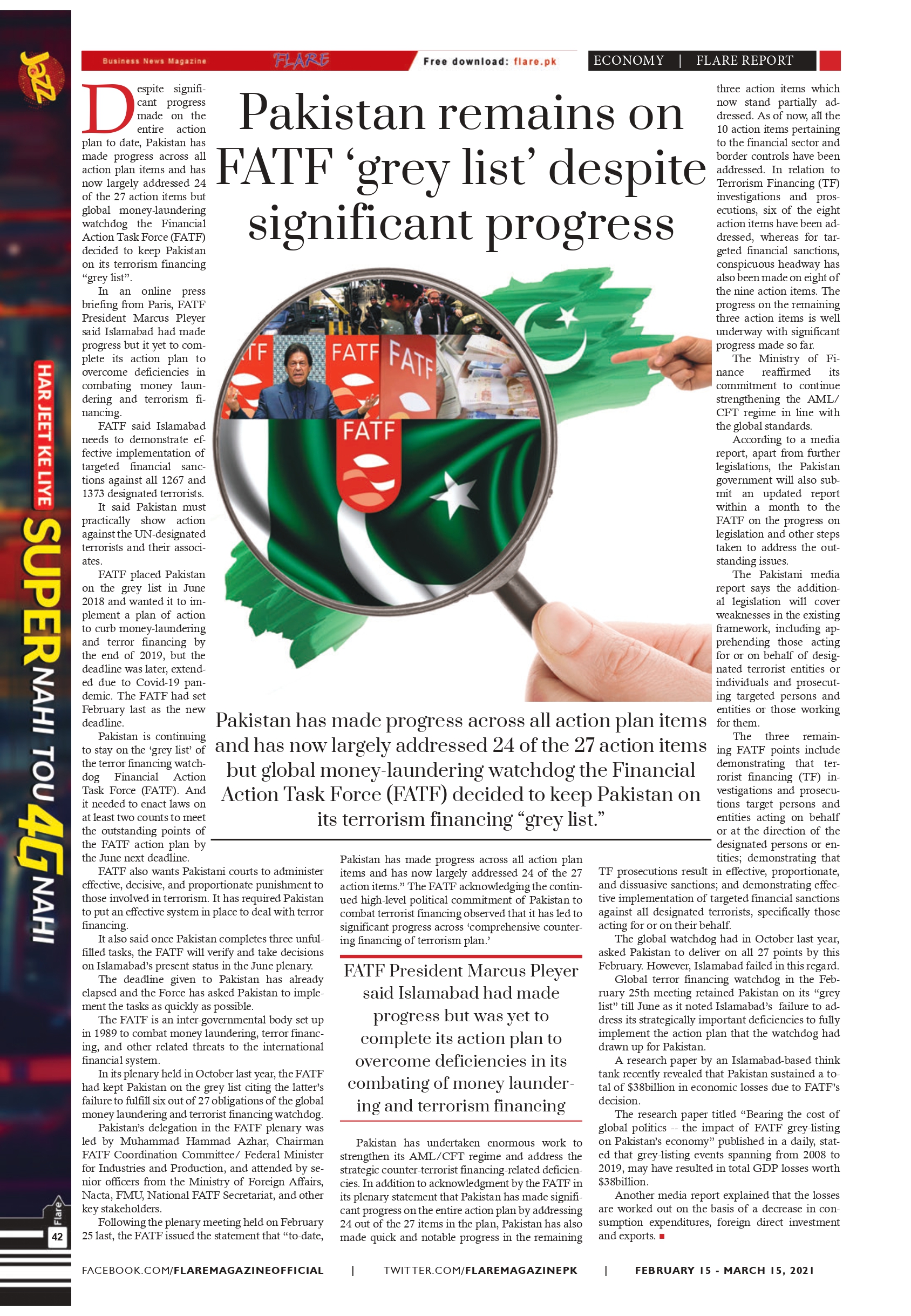 Pakistan remains on FATF ‘grey list’ despite significant progress