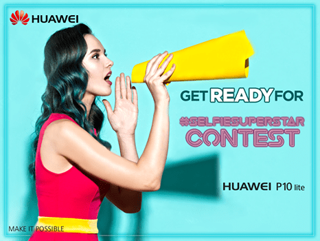 Snap Selfies & Win the Selfie-Superstar Huawei P10 Lite