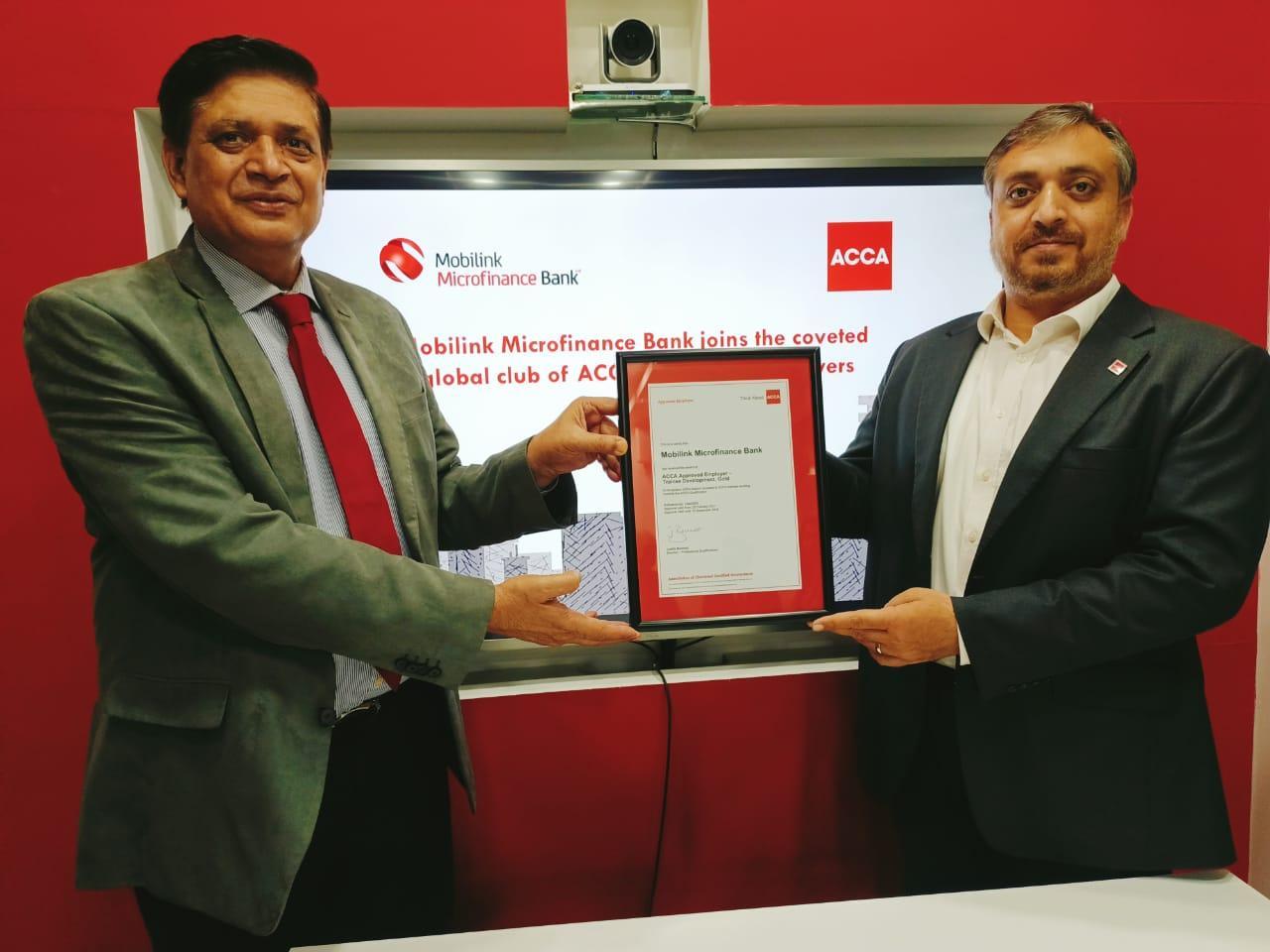 Mobilink Microfinance Bank joins the coveted global club of ACCA Approved Employers