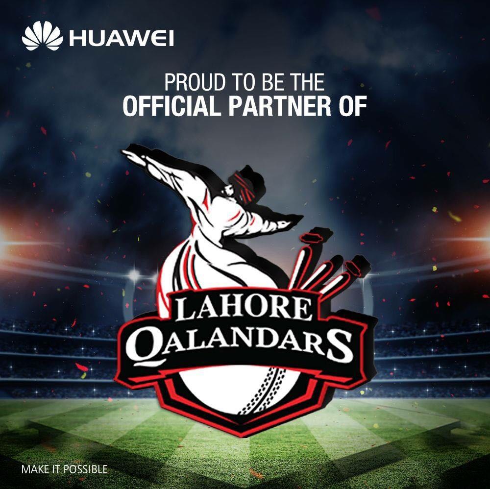 Huawei Sponsors ‘Lahore Qalandars’ Cricket Team In ‘Pakistan Super League’