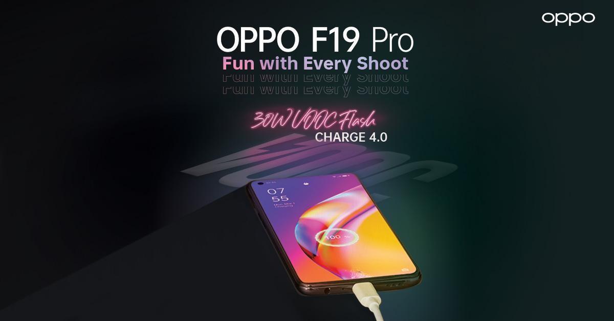 OPPO F19 Pro’s 30W VOOC Flash Charge 4.0 Provides the Ultimate Charging Experience