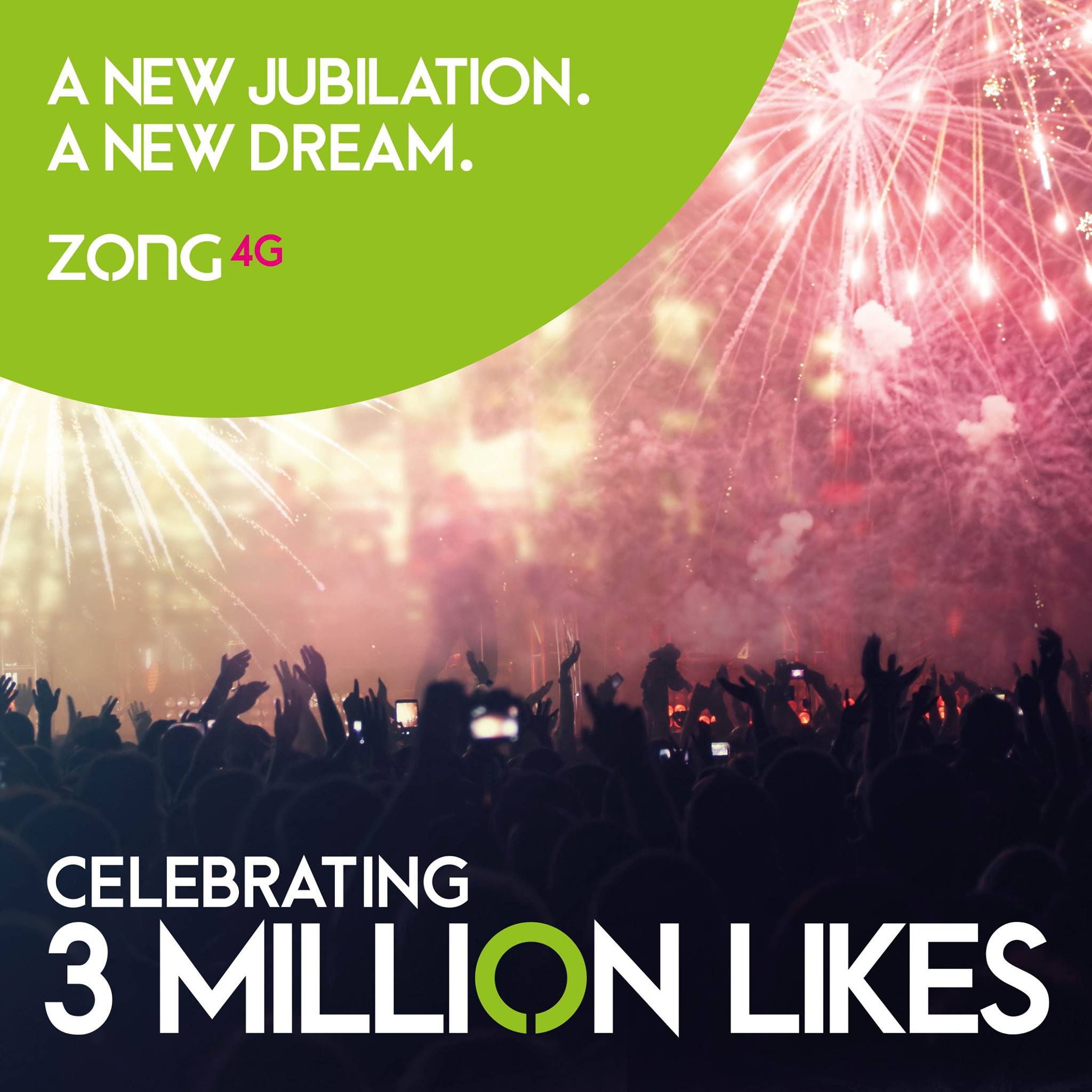 Zong Reaches 3 Million likes on its Facebook Page