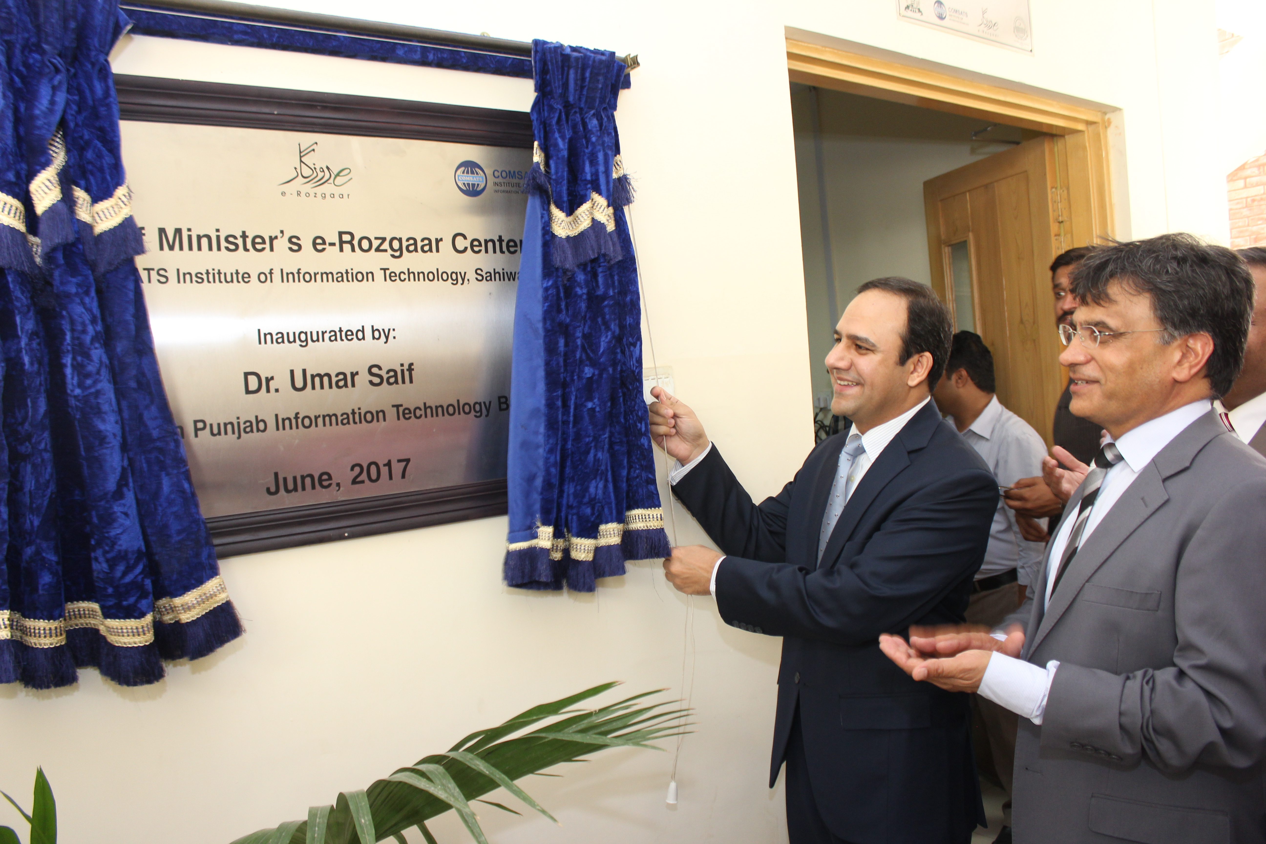 Fifth (5th) e-Rozgaar Center has been launched at COMSATS Sahiwal.