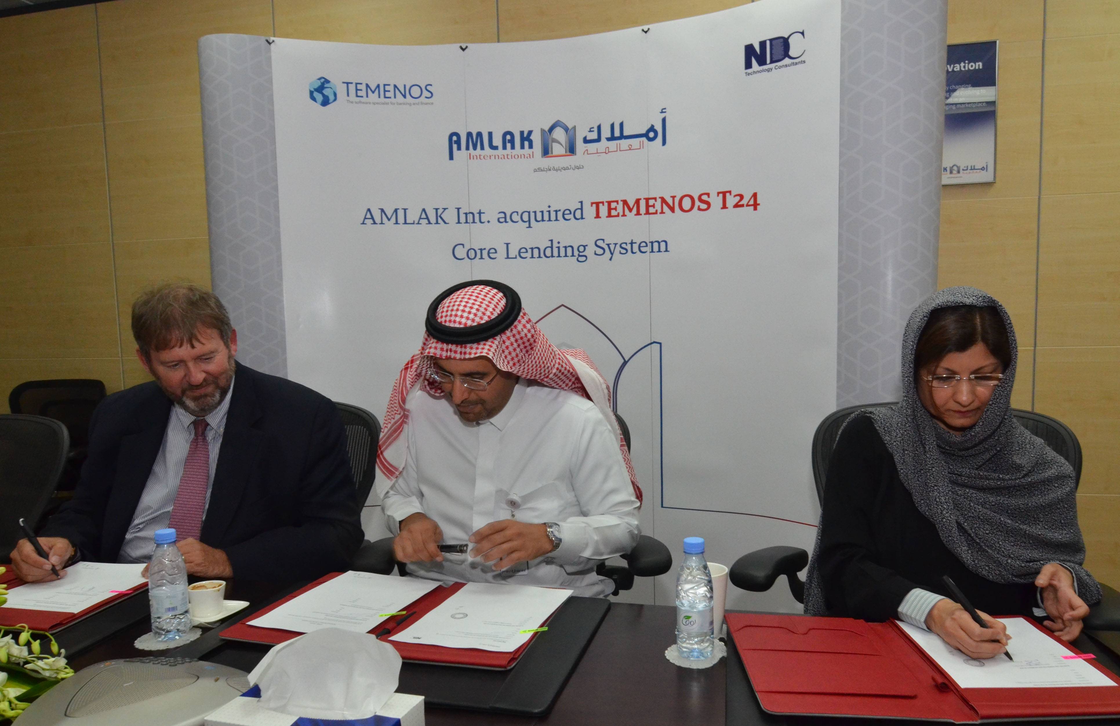 Amlak International adopts the latest digital lending systems in partnership with Temenos and National Data Consultant (NDC)