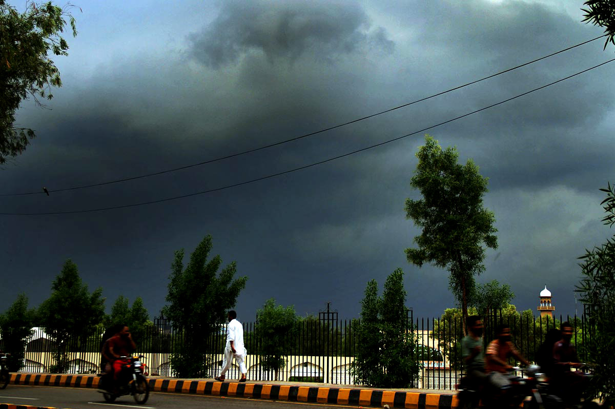 Hydrabad:Dark Clouds Hovering In The City On Friday