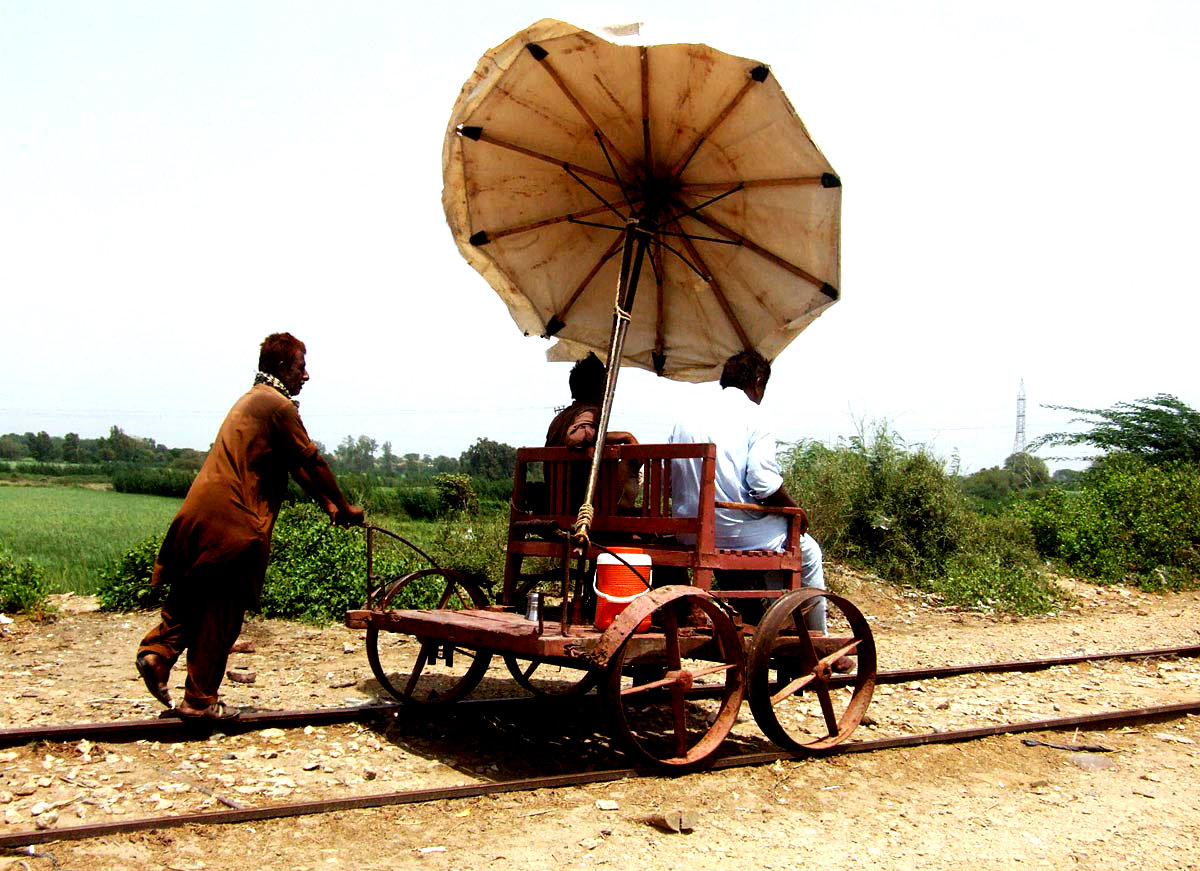 Railway Workers Check The Track For Maintenance