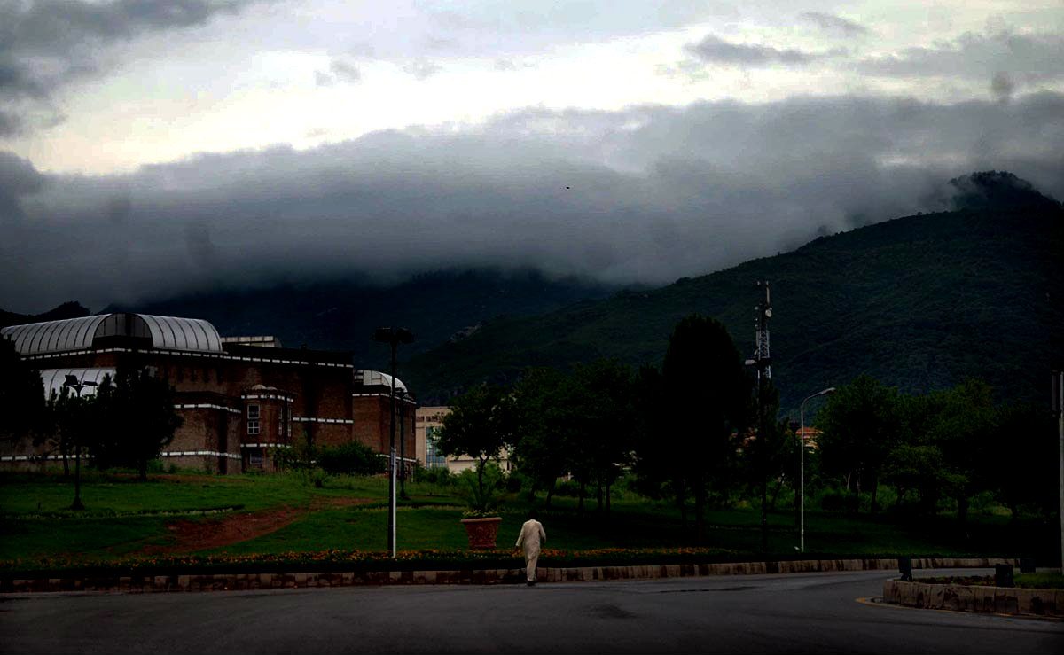 Islamabad:Clouds  Seen Hovering Over Margalla Hills