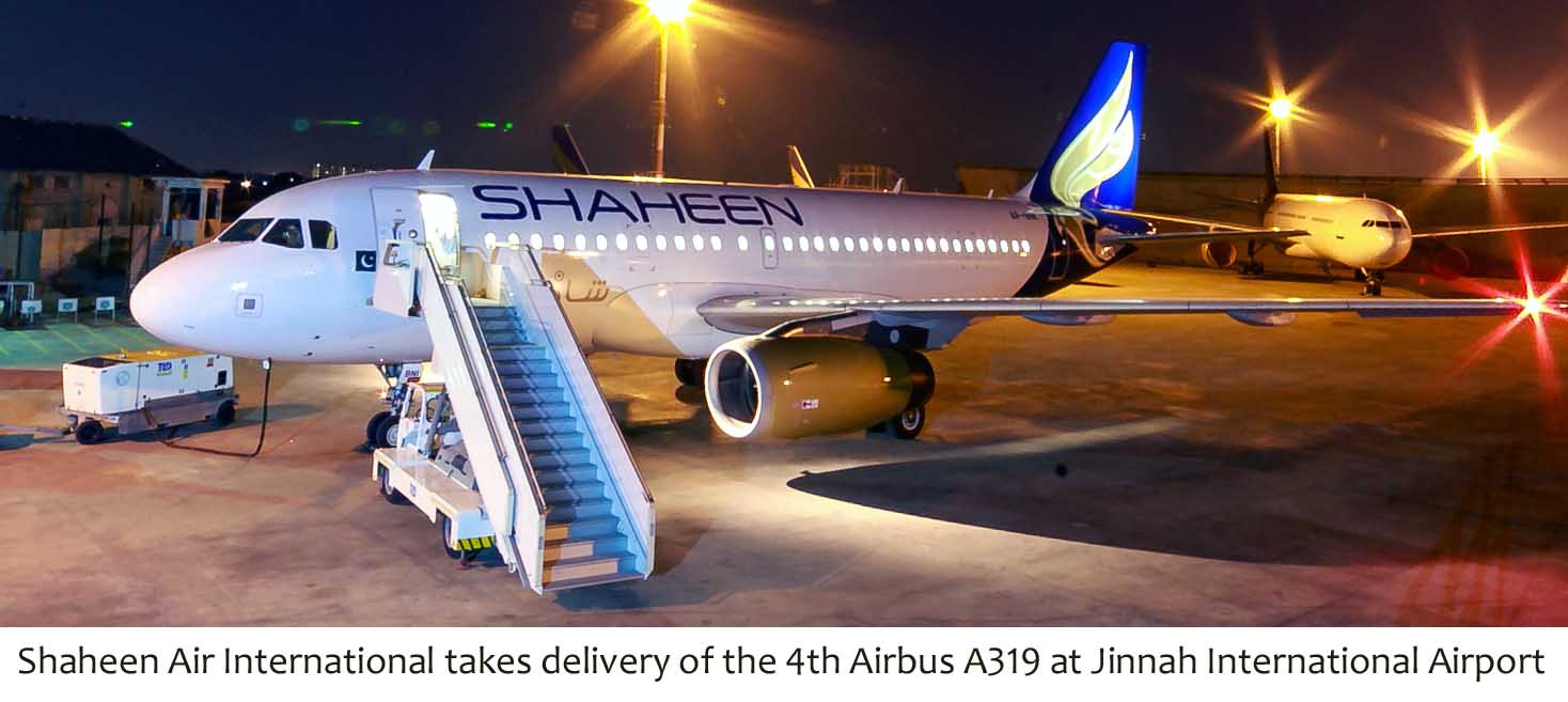 Shaheen Air Inducts Fourth Airbus A319 Into Its Fleet
