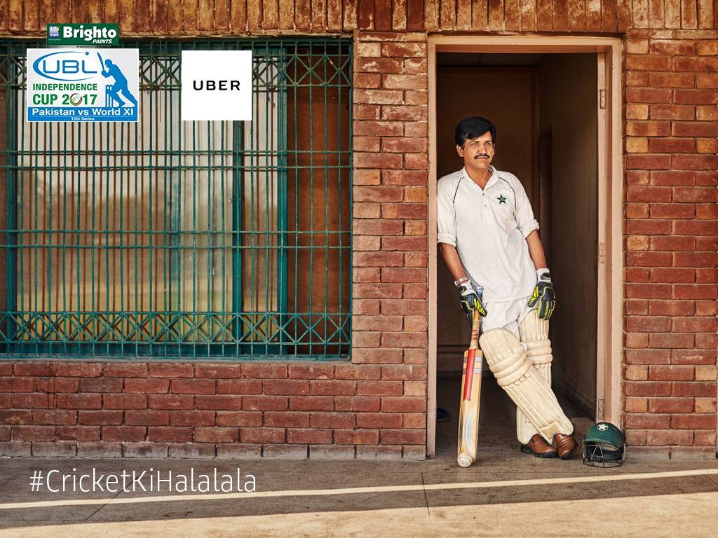 Uber joins Independence Cup 2017, Pakistan vs World XI as Official Transport Partner