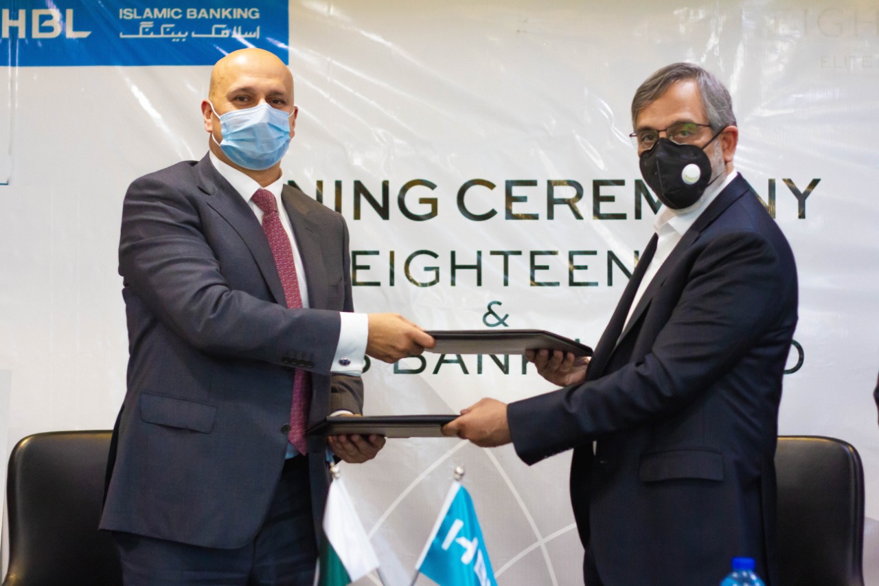 Eighteen signs MOU with HBL Islamic for a House Financing Facility