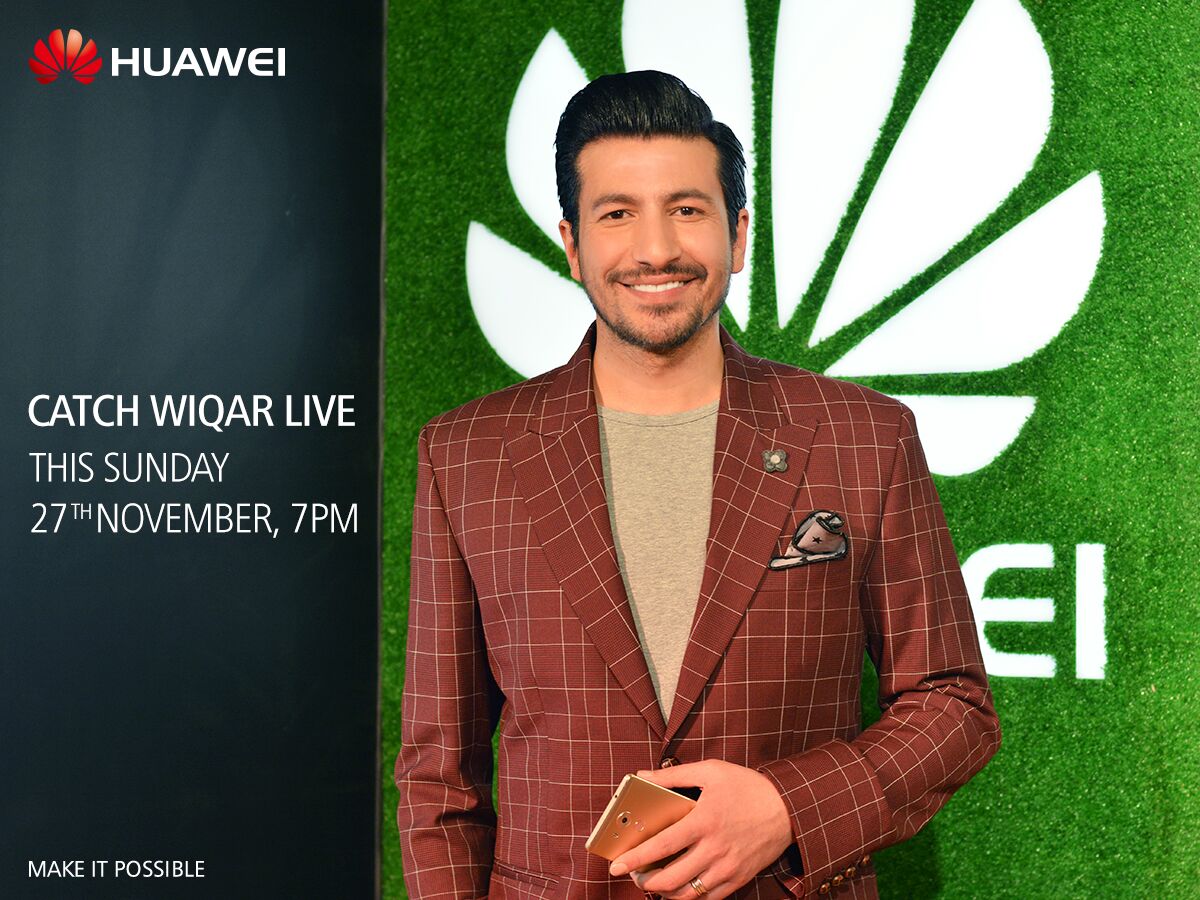 Huawei Thrills Consumers With Celebrity Icon – Wiqar Ali Khan