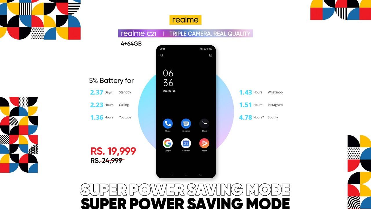Quality and Affordability – realme C21 is the Best Buy at PKR 19,999/-
