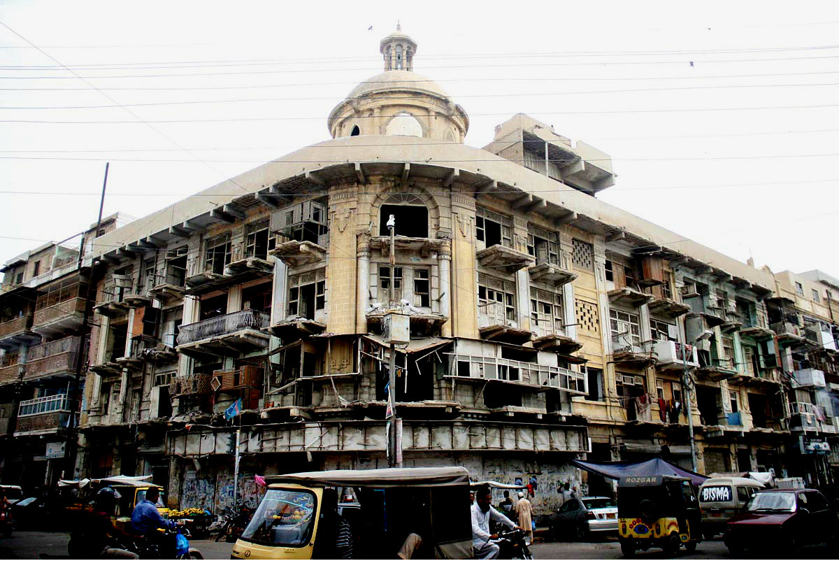 An Old Building View In Karachi