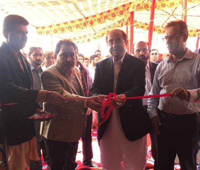 Jahangir Siddiqui inaugurates the Jahangir Siddiqui Government School in Thatta