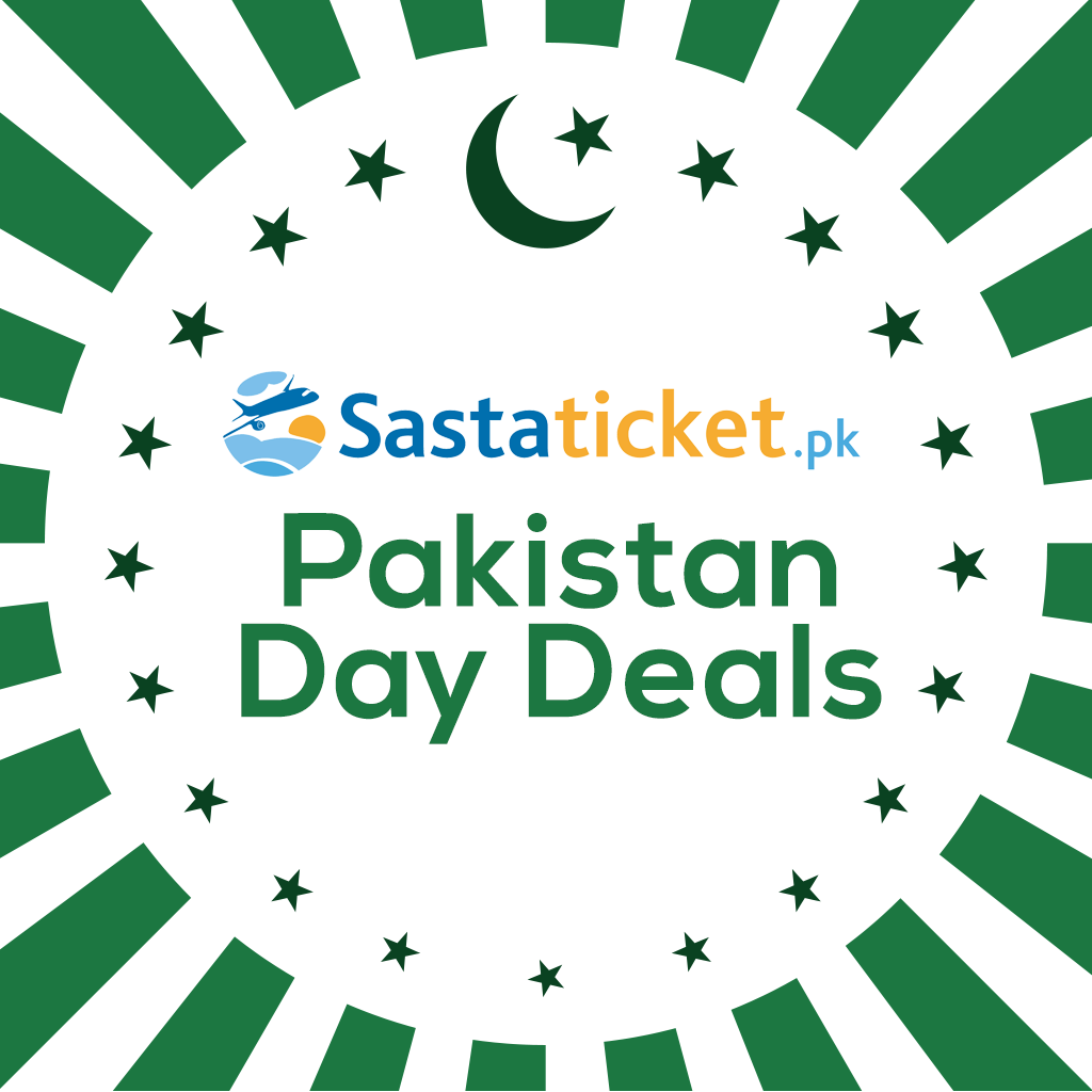 Sastaticket.pk Announces Zealous Discounts on Pakistan Day