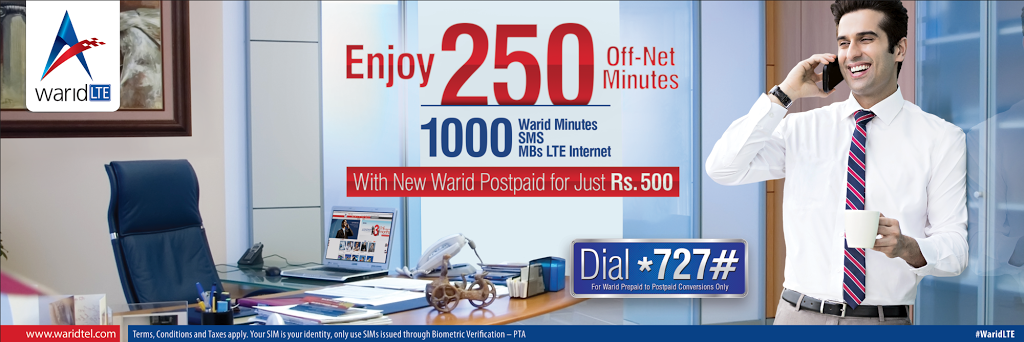Warid Launches Super & Unlimited Monthly Bundles For Its New Postpaid Customers