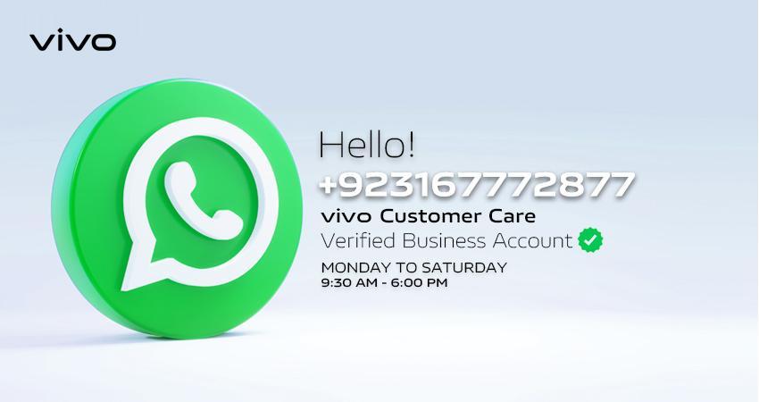 vivo Pakistan Announces Contactless Customer Support via WhatsApp