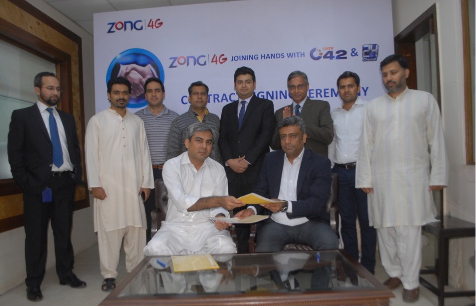 Zong Equips Channel 24 a and City 42 With Advanced 4G Services